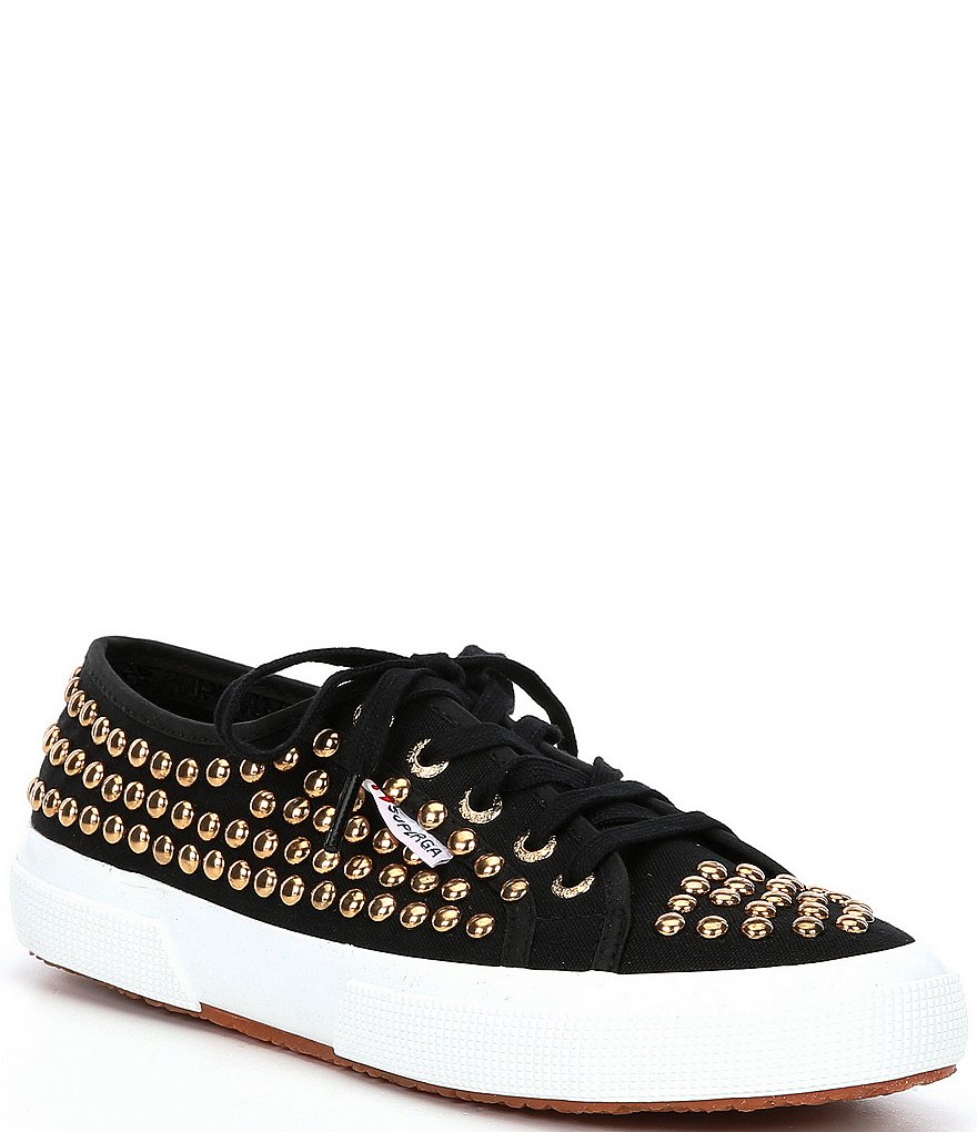 Superga 2750 COTSTUDS1W Lace-Up Studded Detail Sneakers