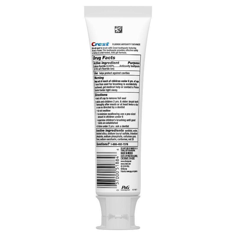 Crest Frozen Tube Toothpaste - 4.2oz