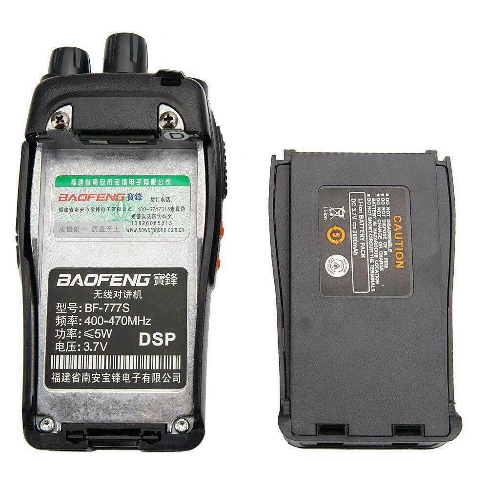 2 Pair   BF-777S Walkie Talkies 400-470MHz Two Way Radio Transceivers