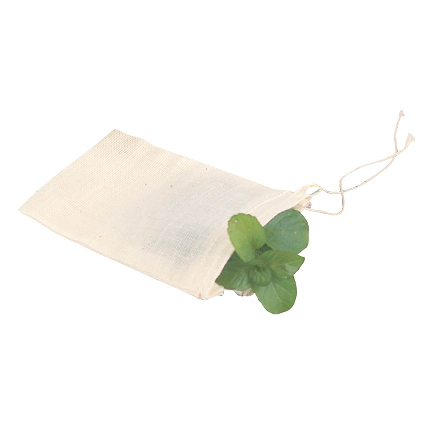 Fox Run Bouquet Garni Bags, 4 x 3 x 0.25 inches, White