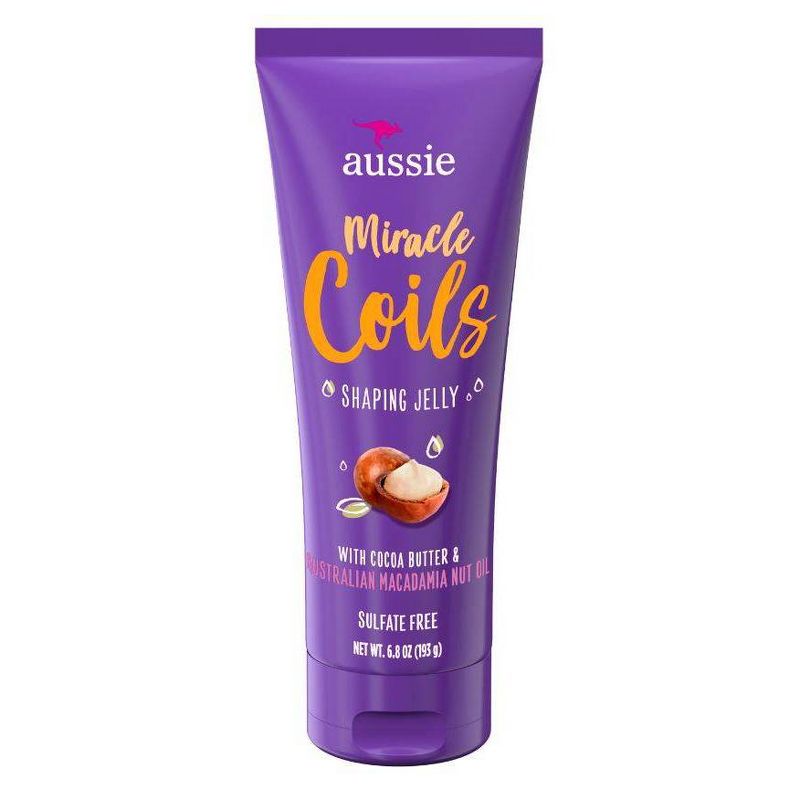 Aussie Miracle Coils Sulfate-Free Shaping Jelly with Cocoa Butter - 6.8 fl oz