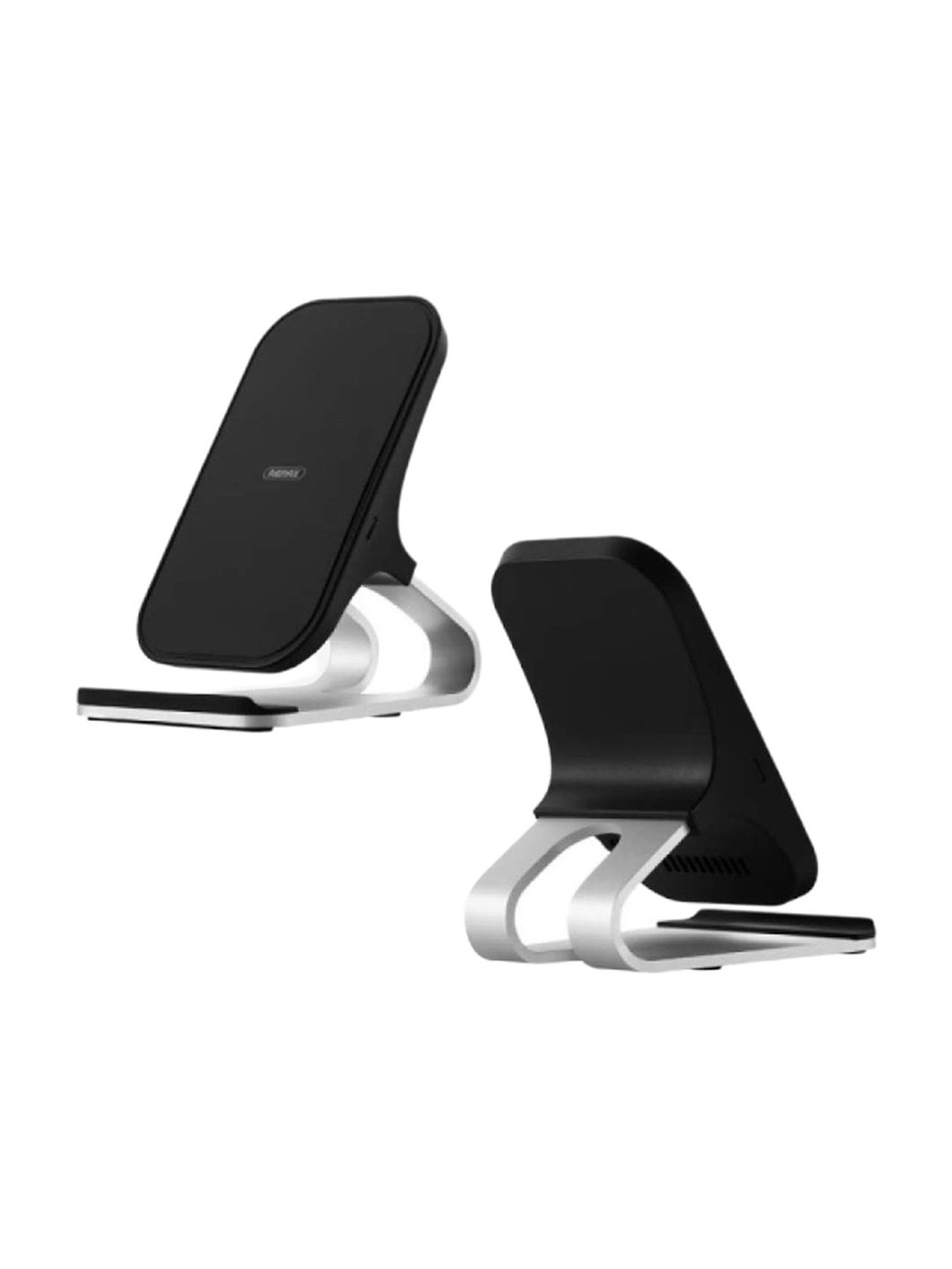 Wk Life Remax RP W12 Desktop Mobile Phone Holder & Wireless Charger ( Black)