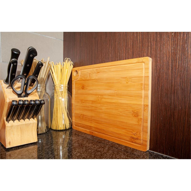 Chicago Cutlery Woodworks 14"x20" Bamboo Cutting Board