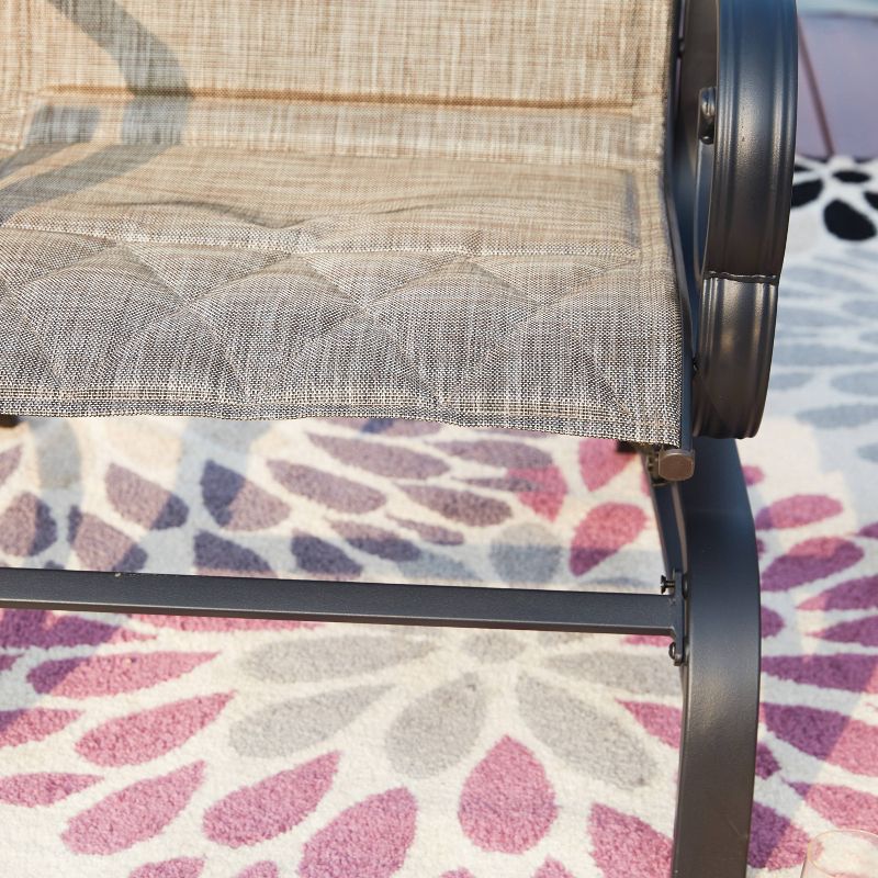 2pc Outdoor Patio Glider Set - Patio Festival