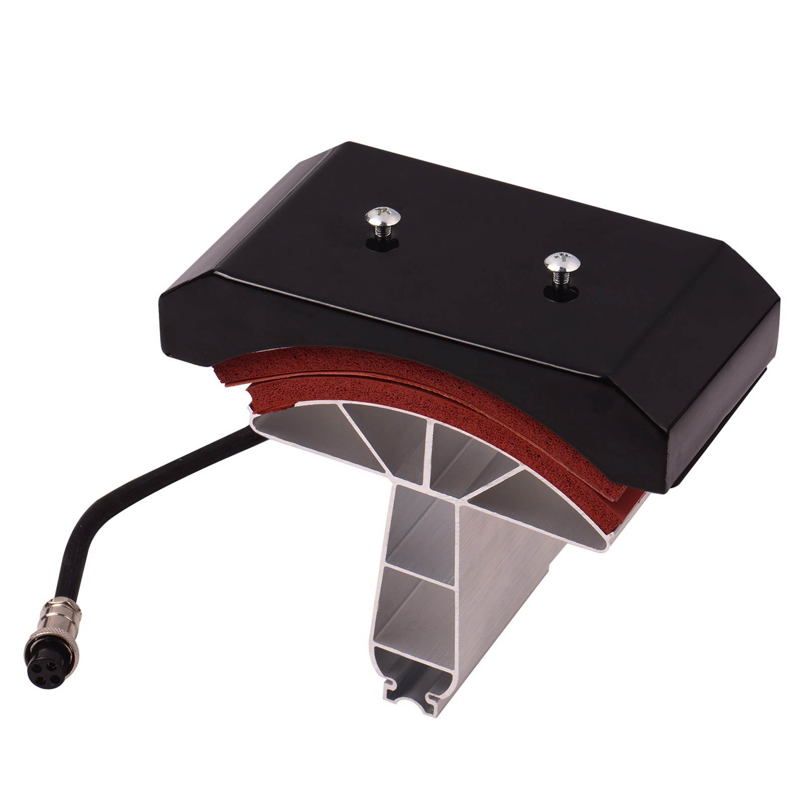 Aibecy Hat Cap Press Mat Pad Heating Transfer Attachment Silica Gel 5.5x3 Inch 110V for Heat Press Machine Hat Heating Machine