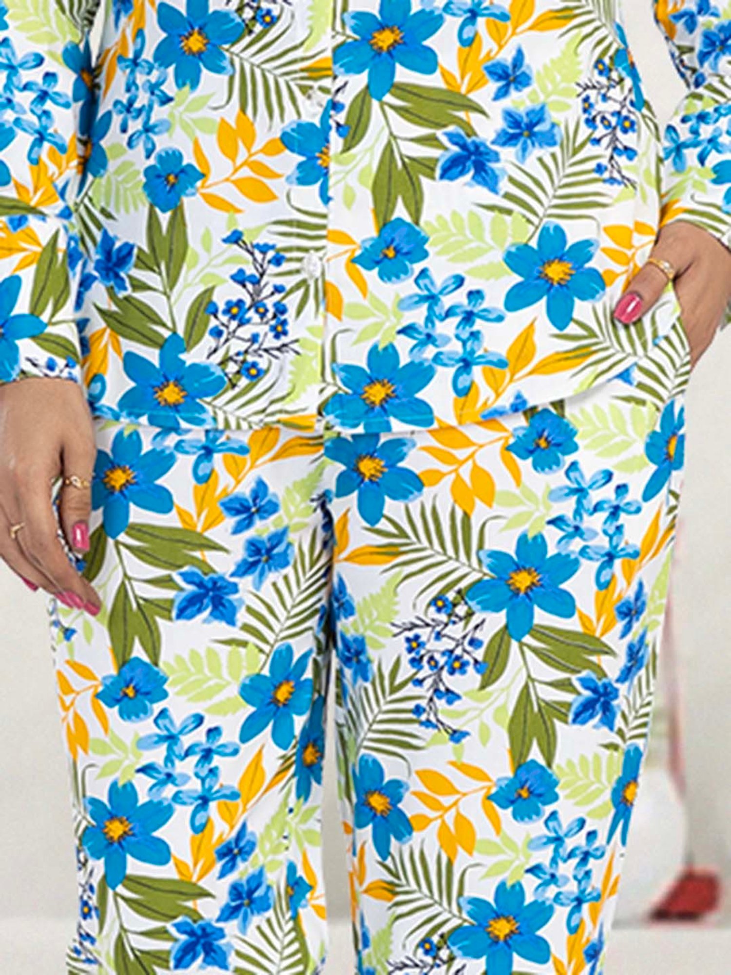 Nino Bambino Multicolor Printed Shirt With Pants