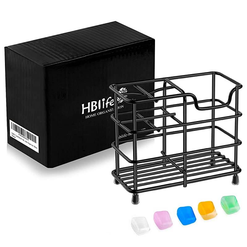 Toothbrush Holder Small Stainless Steel Toothpaste Holder Bathroom Accessories Organizer Black