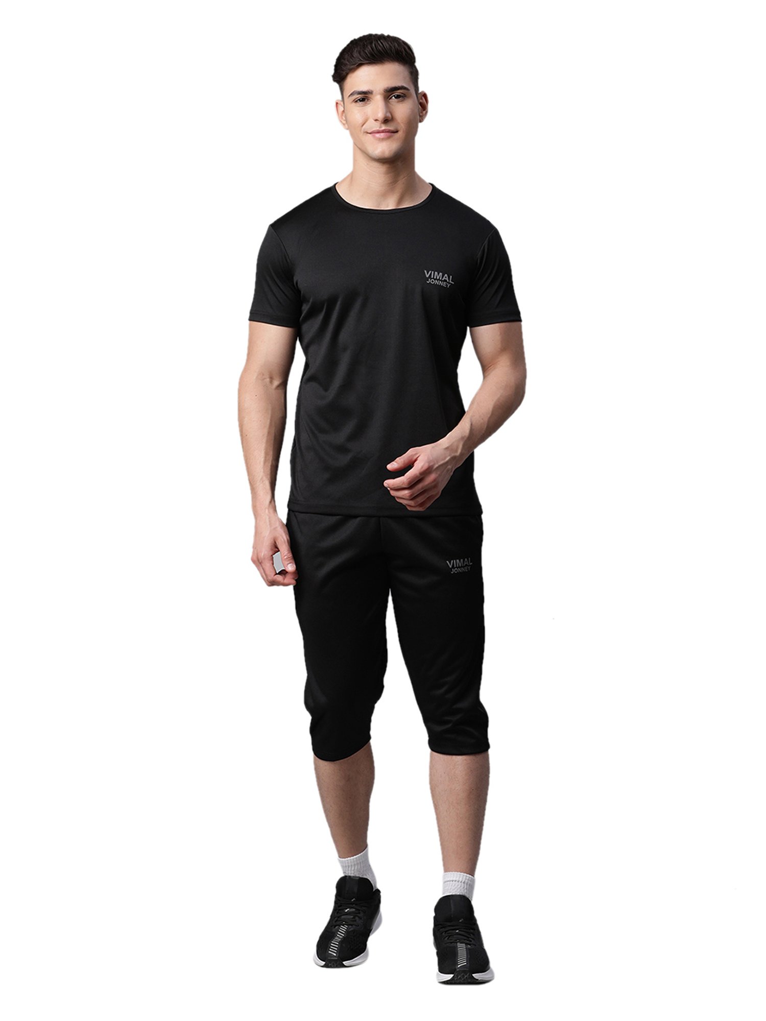 Vimal Jonney Multicolor Regular Fit T-Shirt With Capris - Pack of 3