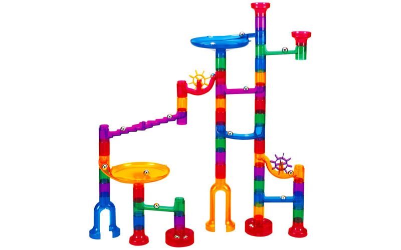 Edushape Transparent Marble Run - 48 Piece
