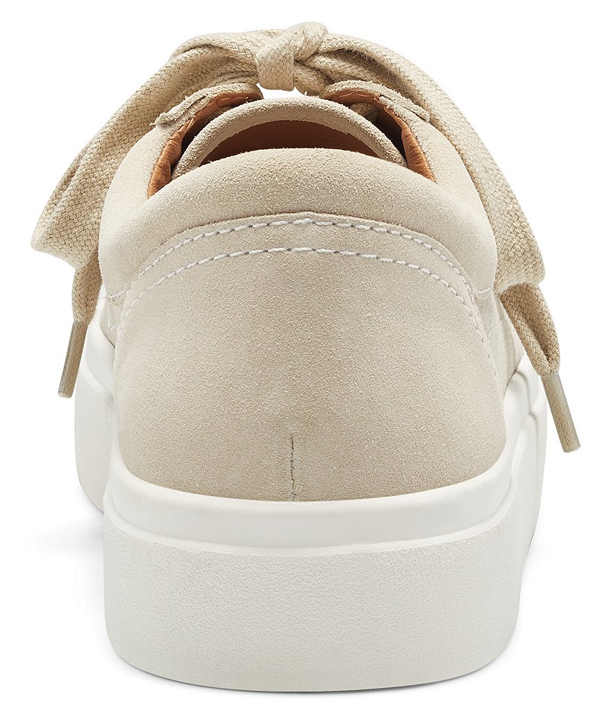 Lucky Brand Tezra Suede Canvas Lace-Up Sneakers