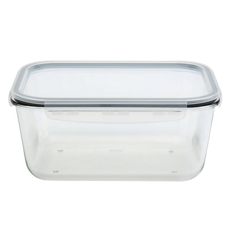 Mason Craft & More Set of 2 Rectangular Food Storage Containers with Lids
