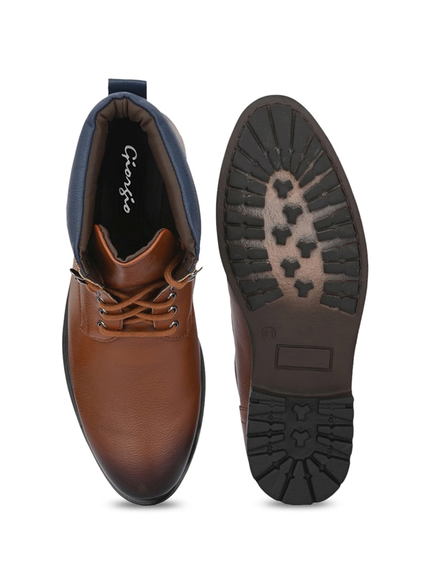 Giorgio Men's Tan Derby Boots