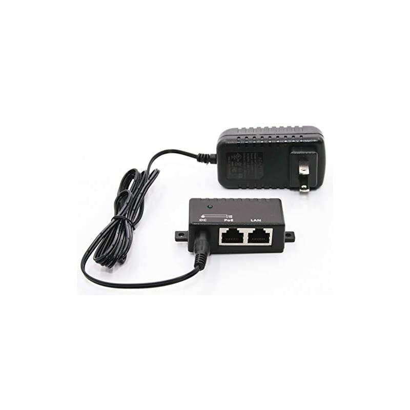 POE-1-48v15w | Single Port Injector for Power Over Ethernet with 15 Watts of Power at 48 Volts for 802.3af Devices | Passive Always On Power (10/100 Mbps)