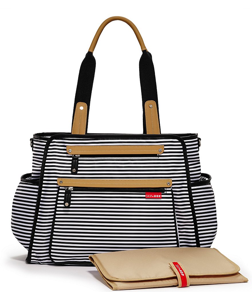 Skip Hop Grand Central Take It All Striped Diaper Bag