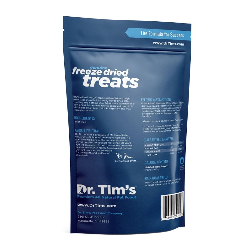 Dr. Tim's Freeze Dried Beef Dog Treats - 4oz
