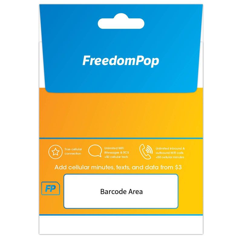 FreedomPop Prepaid 3-Month (1GB) - $25