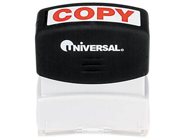 Universal Message Stamp, COPY, Pre-Inked/Re-Inkable, Red