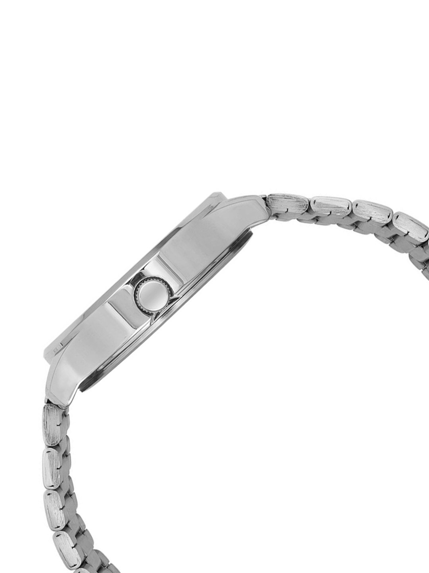 Helix By Timex Silver Round Dial Analog Stainless Steel Men Watch - TW043HG15