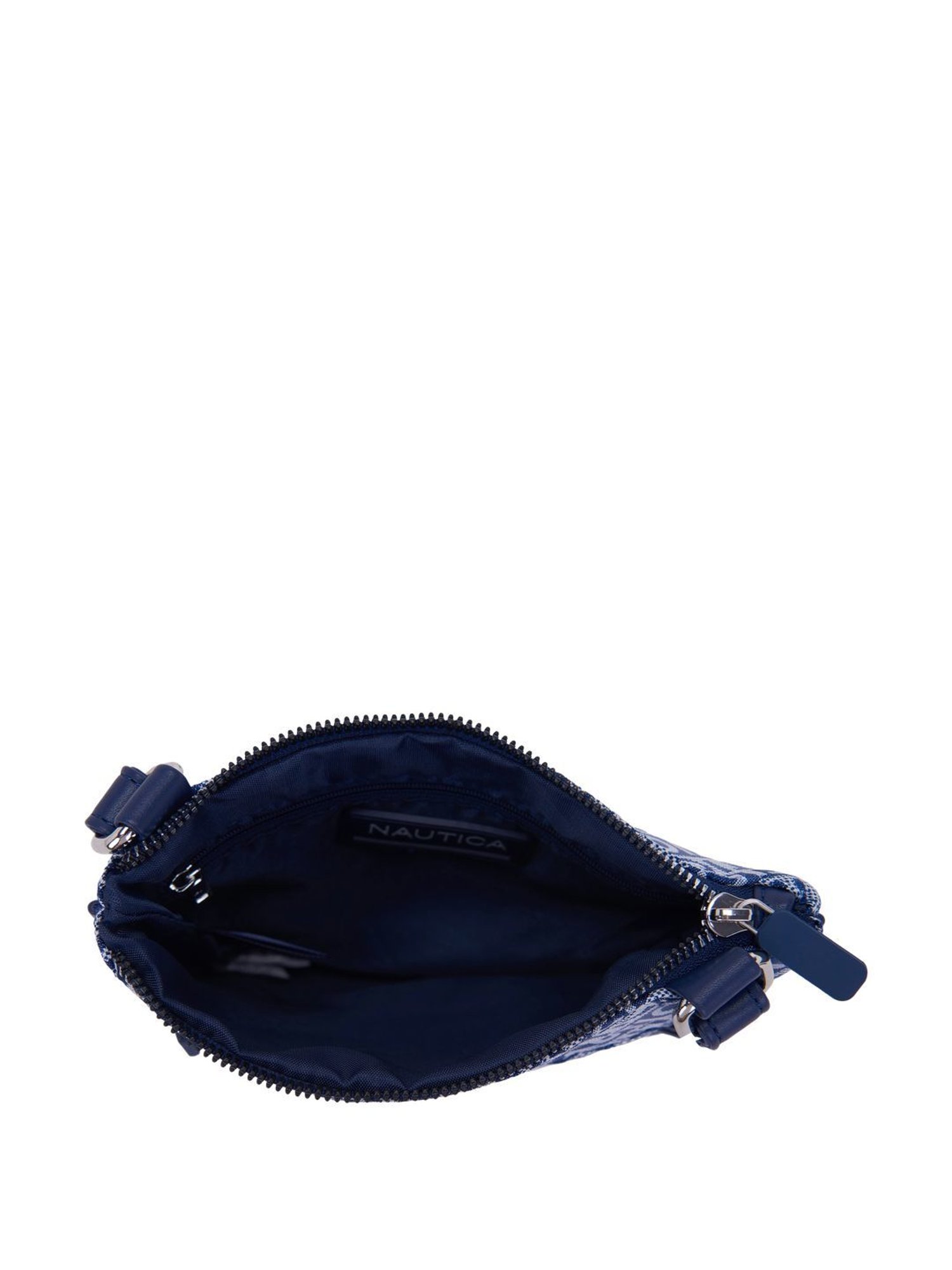 Nautica Navy Blue Printed Medium Sling Handbag