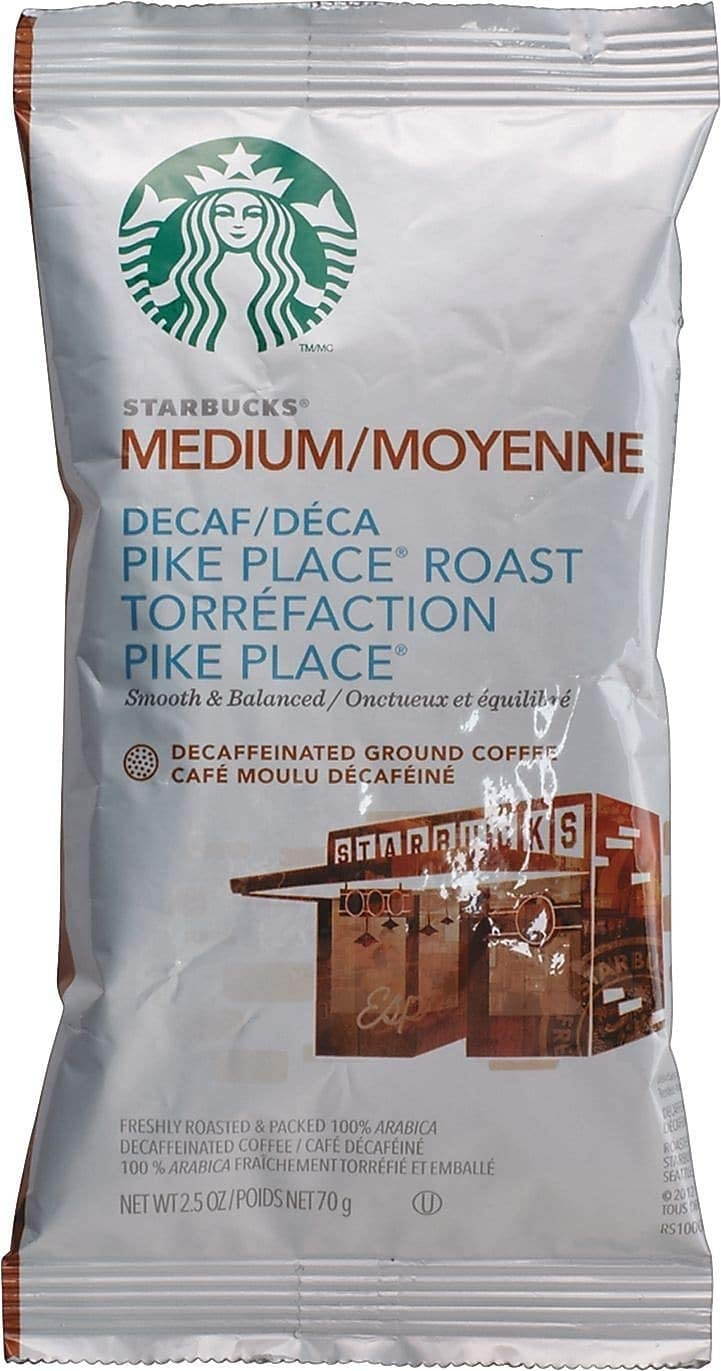Coffee, Pike Place Decaf, 2 1/2 oz Packet, 18/Box