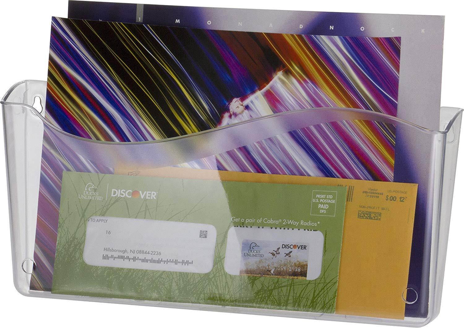 Officemate Unbreakable Wall File, Letter/A4 Size, Clear (21624)