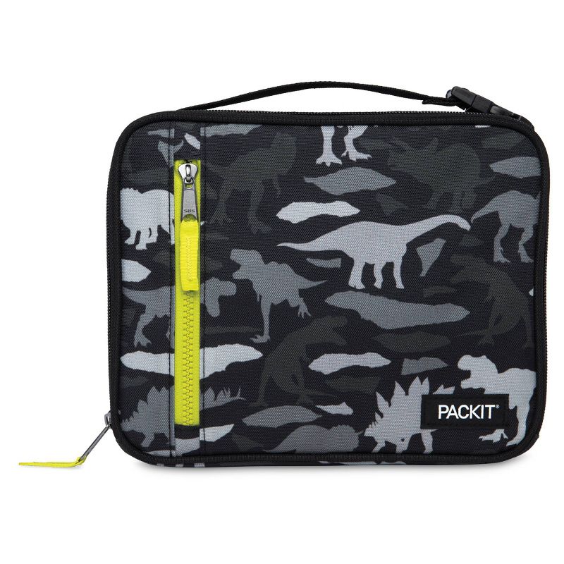 Packit Freezable Classic Lunch Box - Dino Camo Charcoal