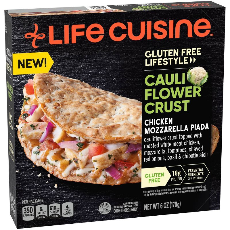 Life Cuisine Frozen Chicken Mozzarella Piada - 6oz