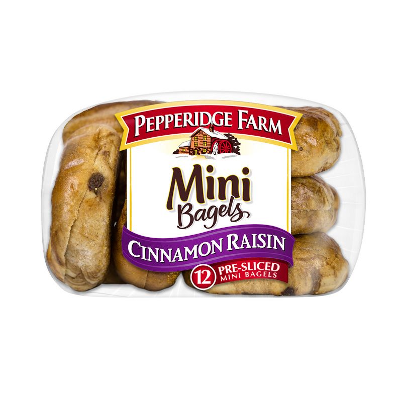 Pepperidge Farm Cinnamon Raisin Mini Bagels - 17oz/12ct
