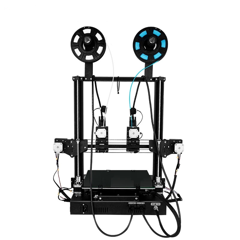 TL-D3 PRO With TMC2208, Independent Dual Extruder 3D Printer, 300 Degree High temperature Nozzle