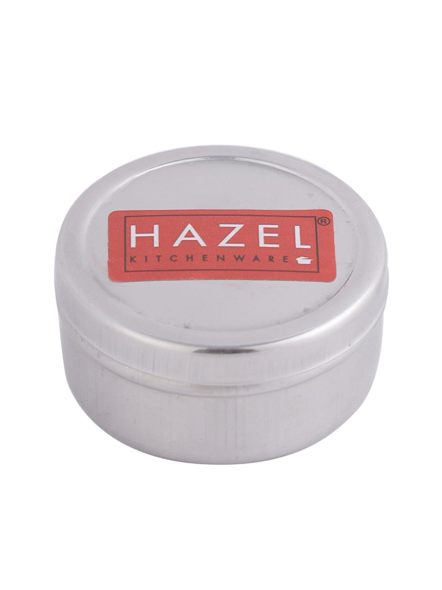 HAZEL Silver Stainless Steel Sindoor Box For Puja