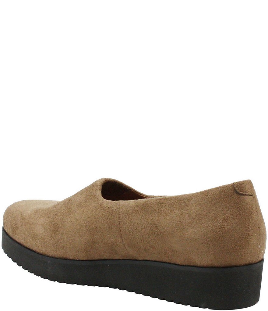 Donald Pliner Pelham Neoprene Mixed Leather Slip-On Wedge Sneakers