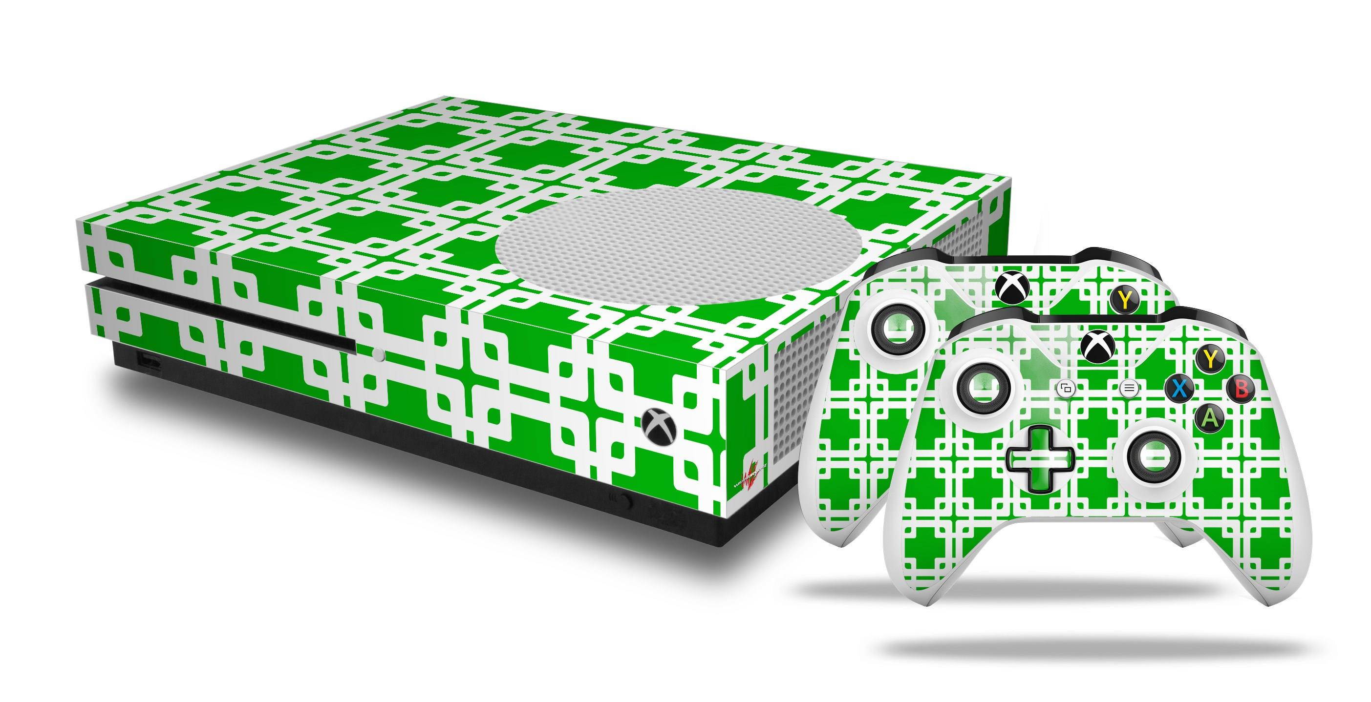 Boxed Green Skin Bundle Skin fits XBOX One S System