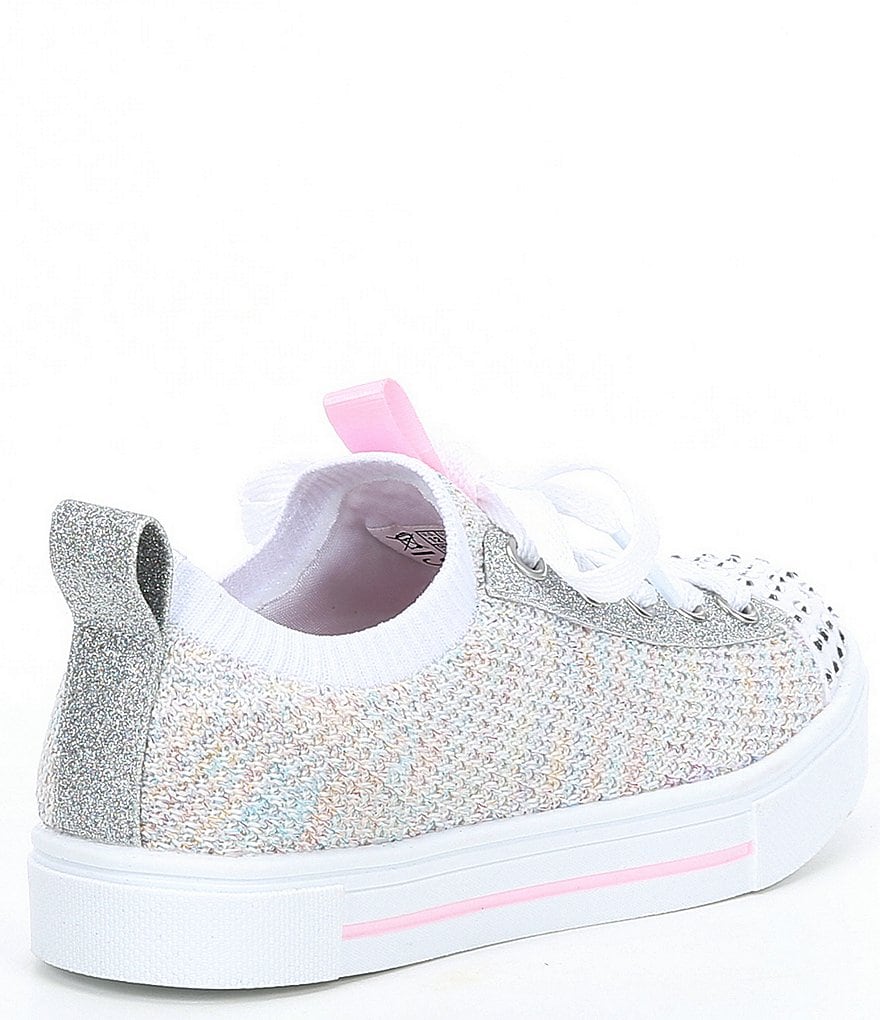 Skechers Girls' Twinkle Toes Twinkle Sparks-Knit Shines Light Up Sneakers (Youth)