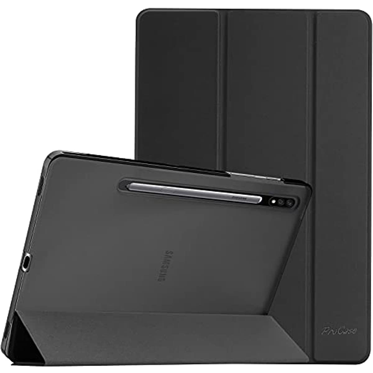 ProCase Galaxy Tab S7 11 Case 2020 with S Pen Holder(SM-T870 T875 T878) Bundle with ProCase Galaxy Tab S7 11 Case 2020 Model T870 T875 T878