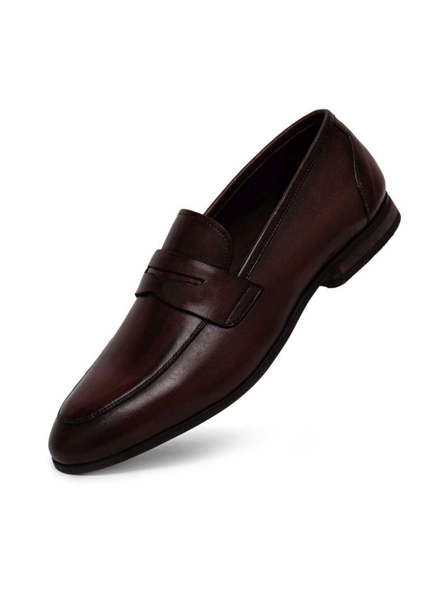 Ezok Men's Chocolate Casual Loafers
