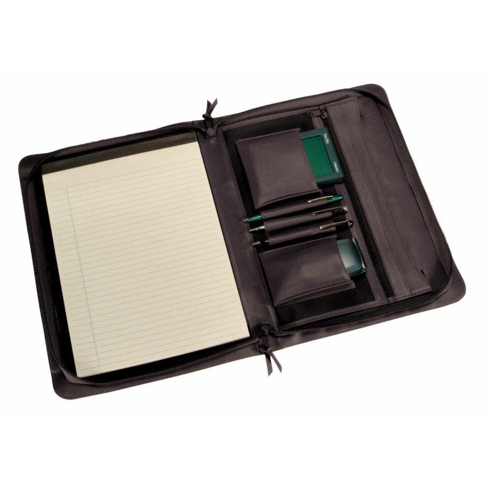 Royce Leather Executive Zip Around Padfolio