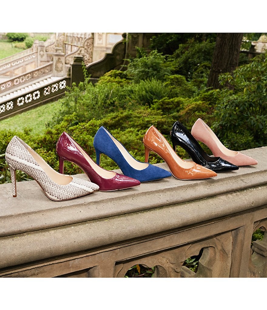 Vince Camuto Savilla Patent Leather Pointed Toe Pumps