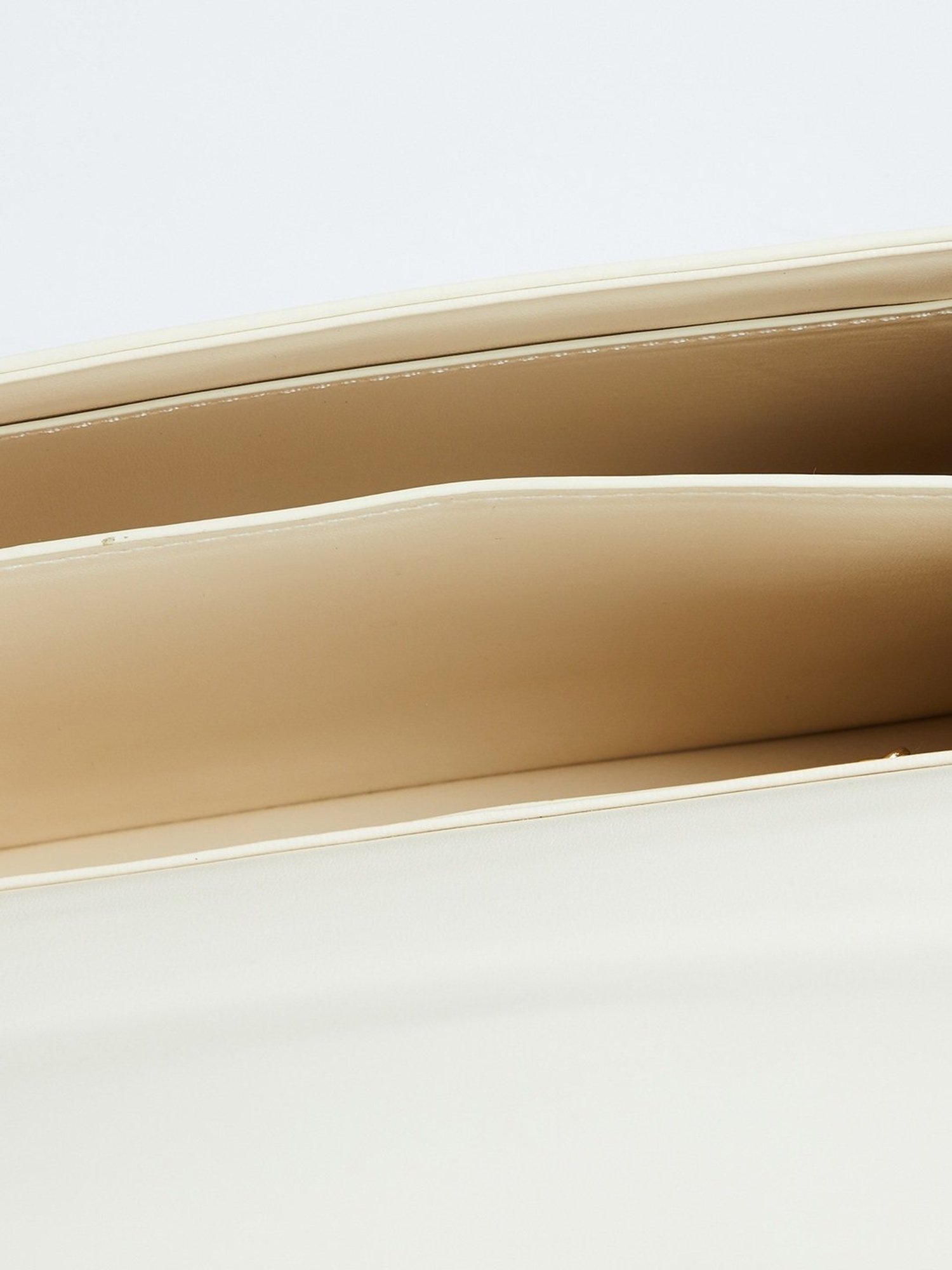 Elle Off White Textured Sling Handbag