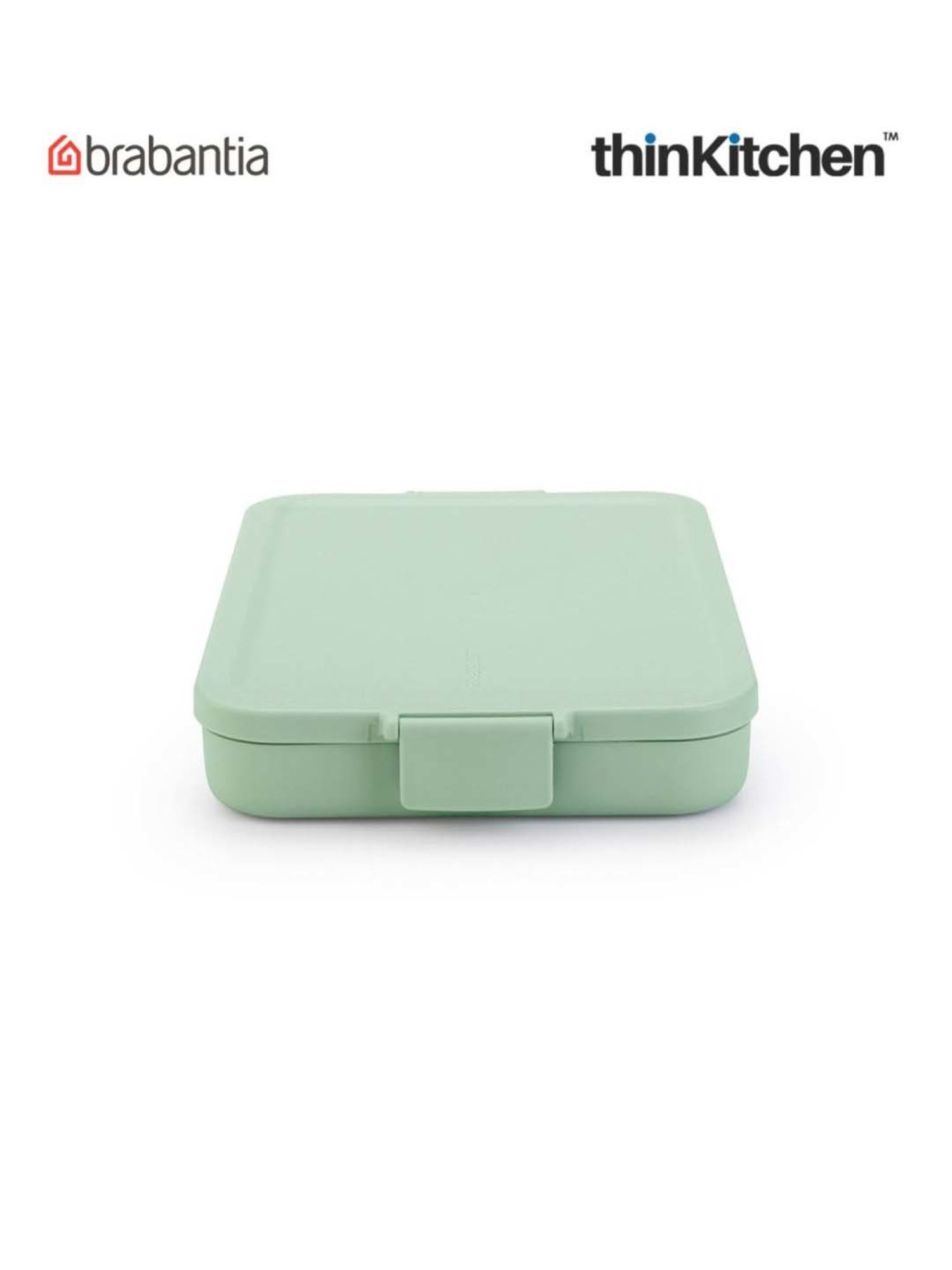Brabantia Green Plastic Make & Take Flat Lunch Box (1.1 L)