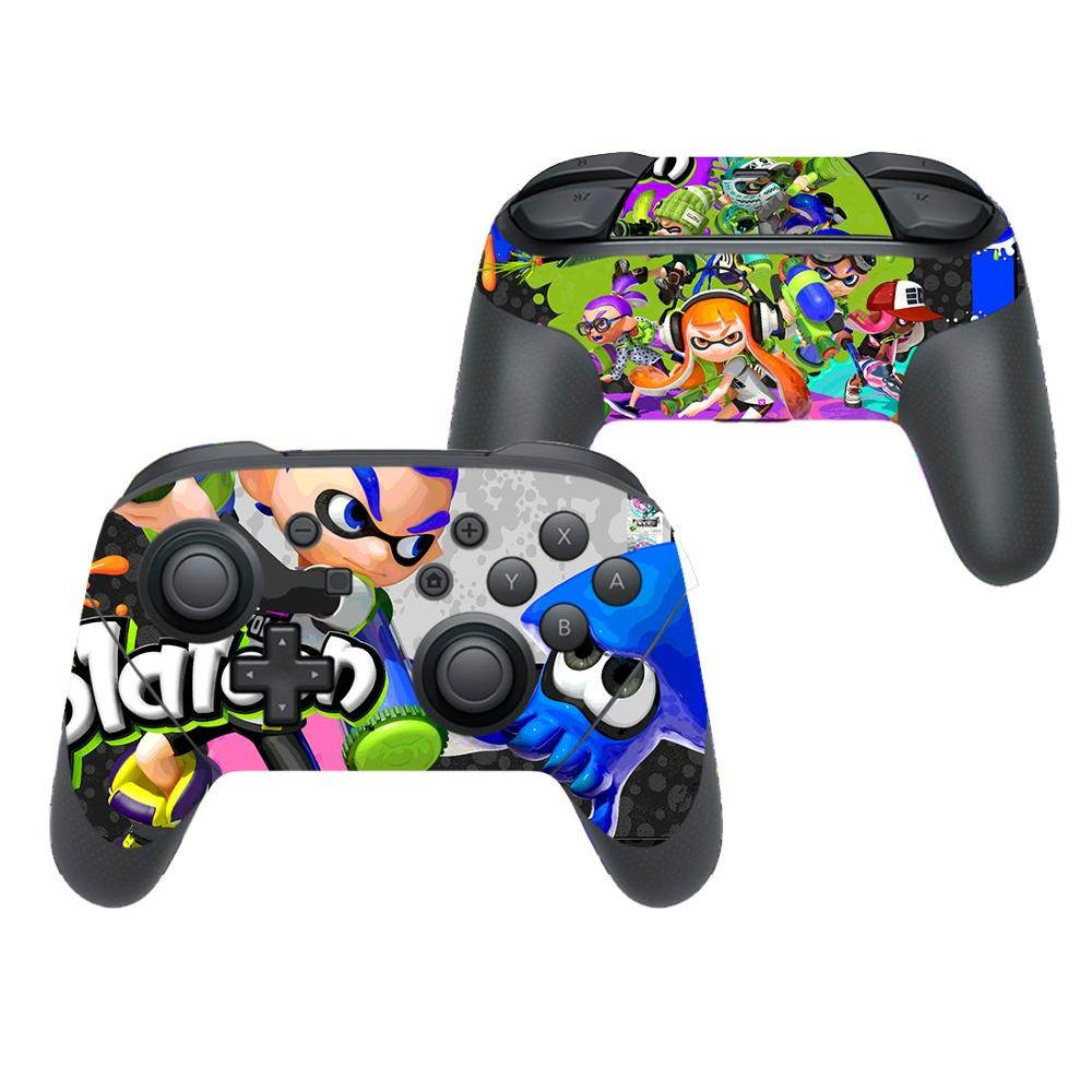 Splatoon Protector Cover Decal Skin Sticker for Nintendo Switch Pro Controller Gamepad Joypad Nintend Switch Pro Skins Stickers