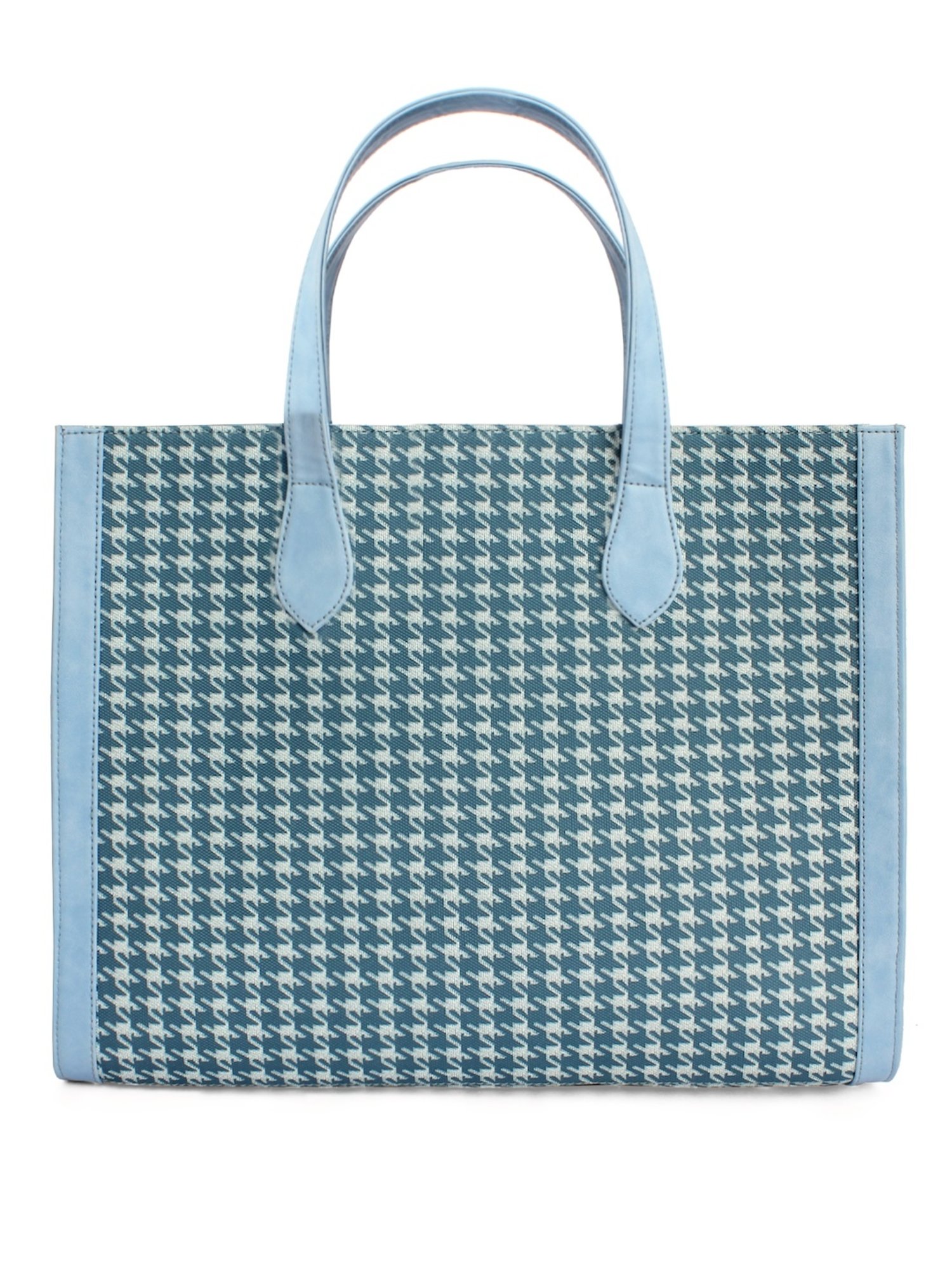 Modern Myth Cosmic Blue Textured Large Tote Bag