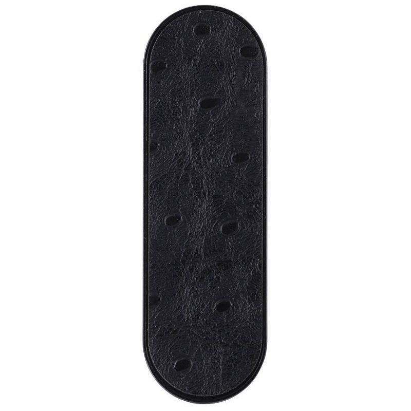 Phone Fin Finger Grip Exotic Series Ostrich - Black