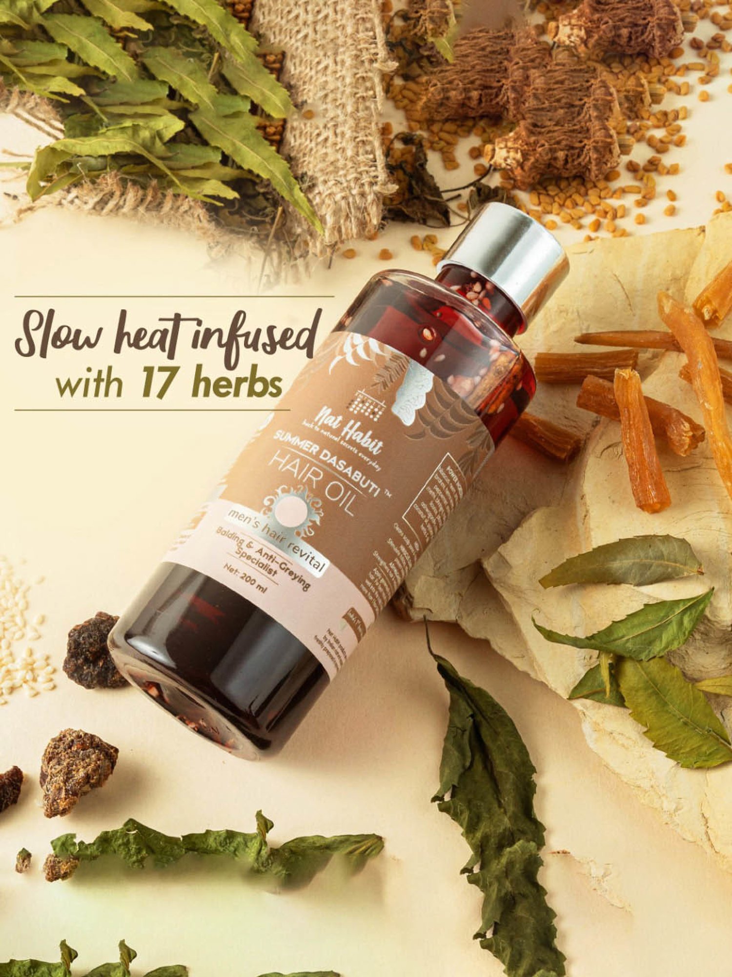 Nat Habit Hibiscus Black Seed Post Wash Balm - 25 ml