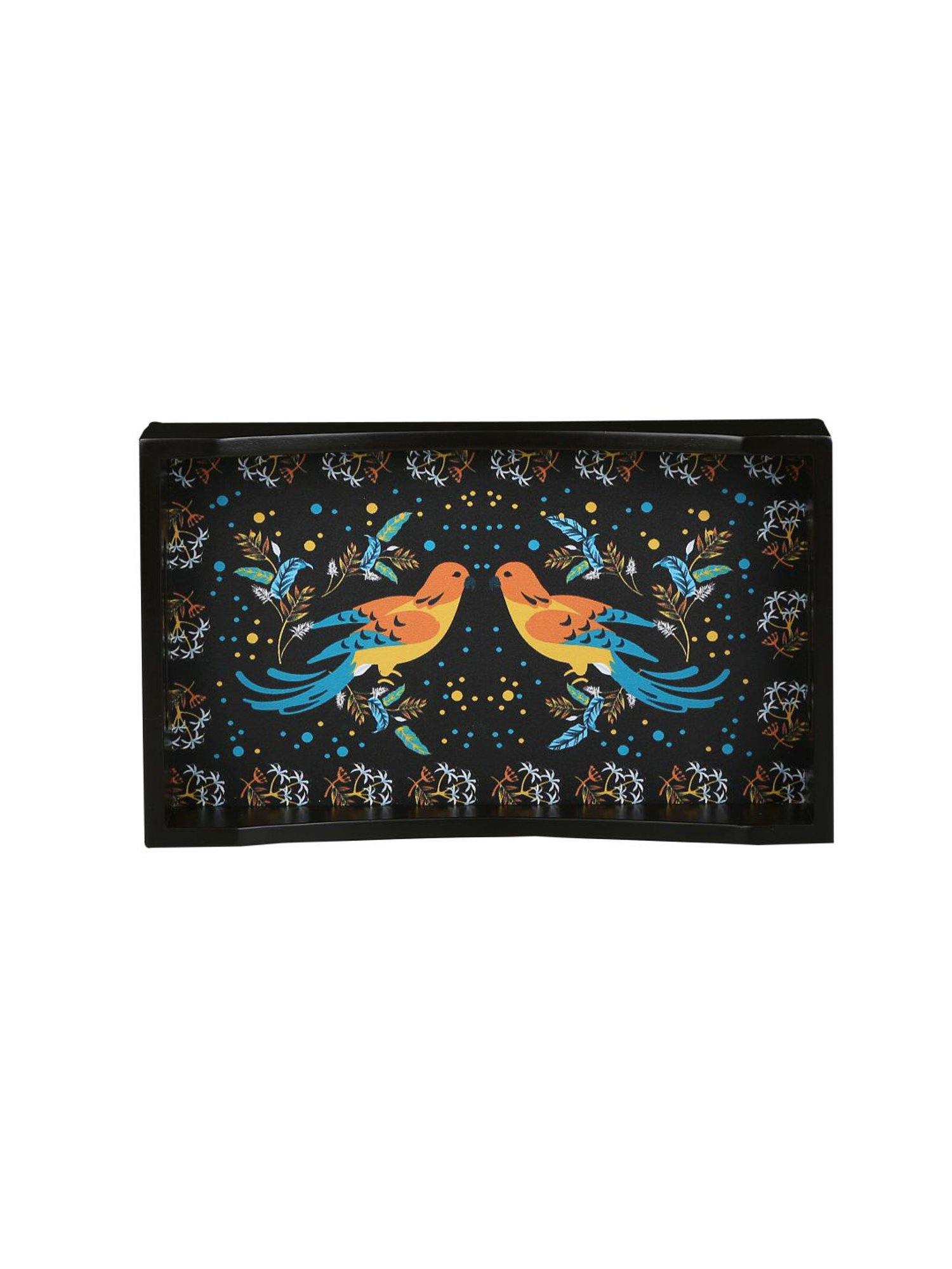 Crayton Birds Printed MDF Rectangular Serving Tray - Set of 3
