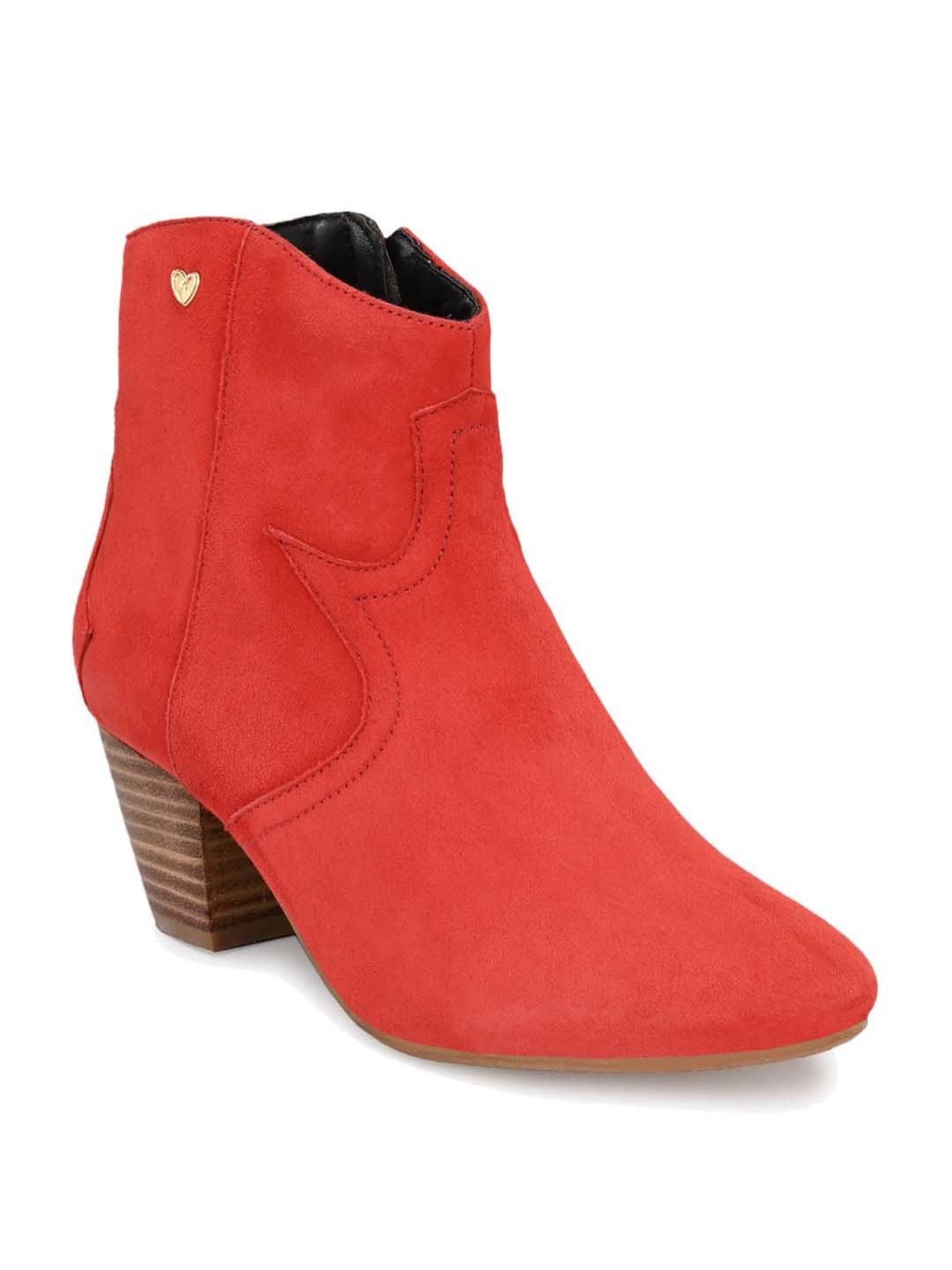 Delize Women's Red Casual Booties