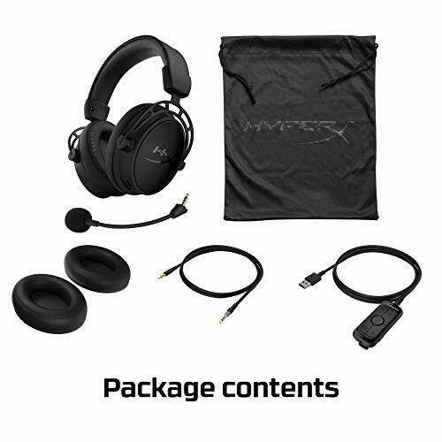 HyperX Cloud Alpha S - PC Gaming Headset, 7.1 Surround Sound, Adjustable Bass, Dual Chamber Drivers, Breathable Leatherette, Memory Foam, & Noise Cancelling Mic
