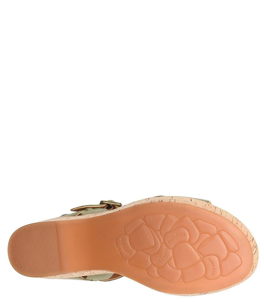 Kork-Ease Myrna 2.0 Leather Cork Platform Wedge Sandals