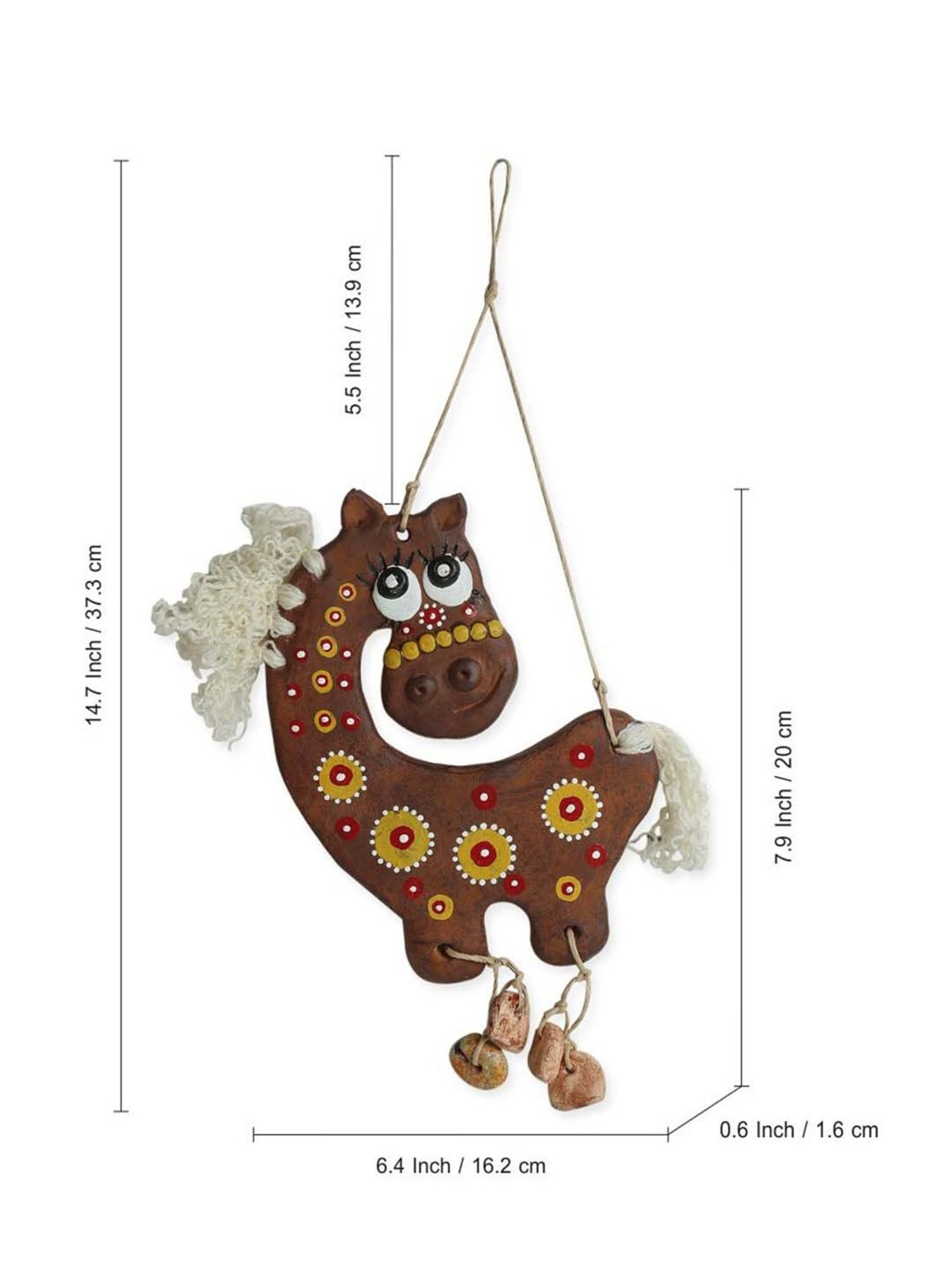 Art Street Black Mdf Jharokha Jali Square Hanging Ornaments Wall Art - Set of 4