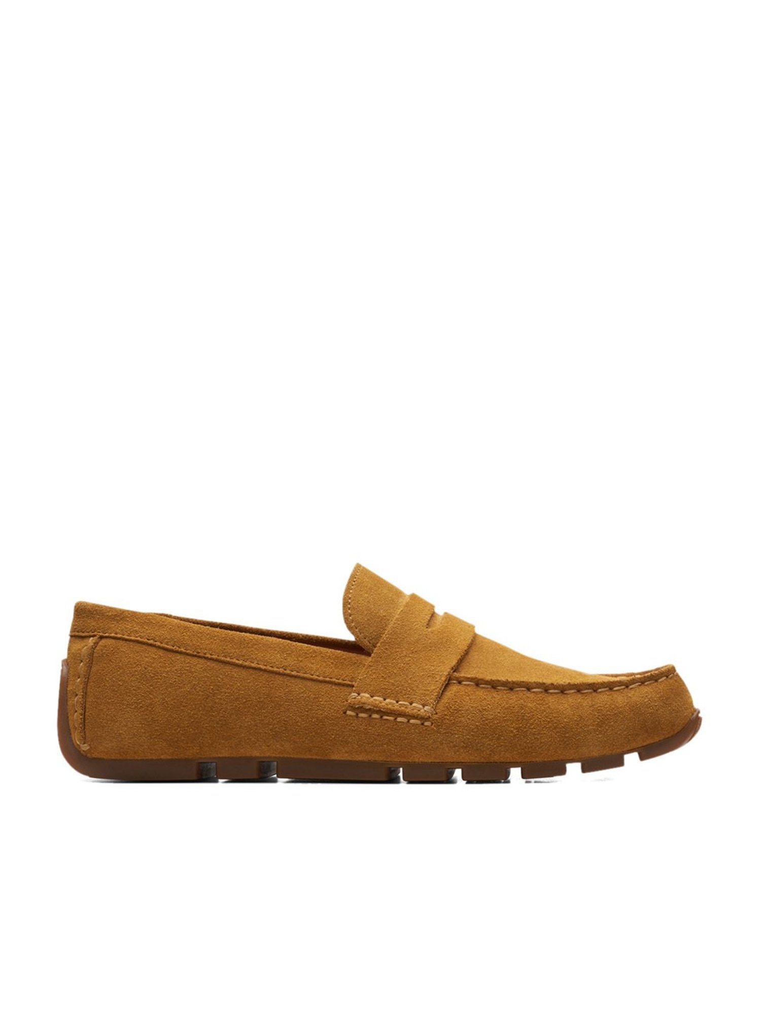 Clarks Men's Oswick Bar Tan Loafers