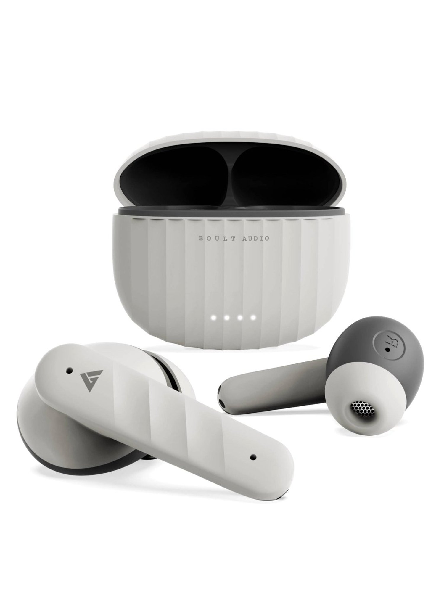 Boult Audio Airbass X45 with Quad Mic ENC, 40H Playtime, True Wireless Bluetooth Earbuds (Grey)